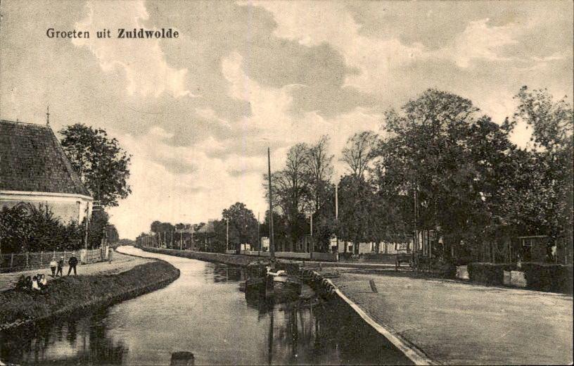 Zuidwolde - Groeten uit, Ophalen of Verzenden, Voor 1920, Ongelopen, Groningen