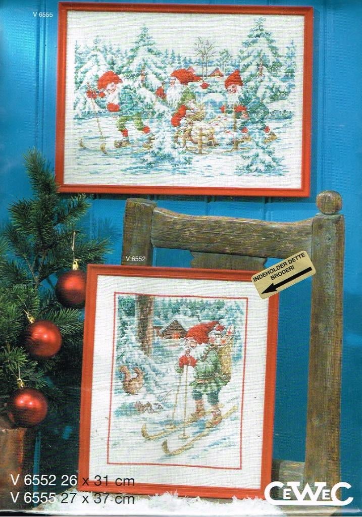 Cado opruiming cewec borduurpakket, kerstkabouter v 6552, Ophalen of Verzenden, Nieuw, Handborduren, Borduurpakket