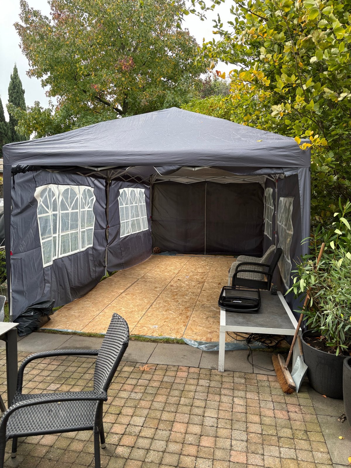 1x gebruikt Partytent-Opvouwbaar Tuinpaviljoen 3x6 m, Ophalen, Gebruikt, Opvouwbaar, Partytent