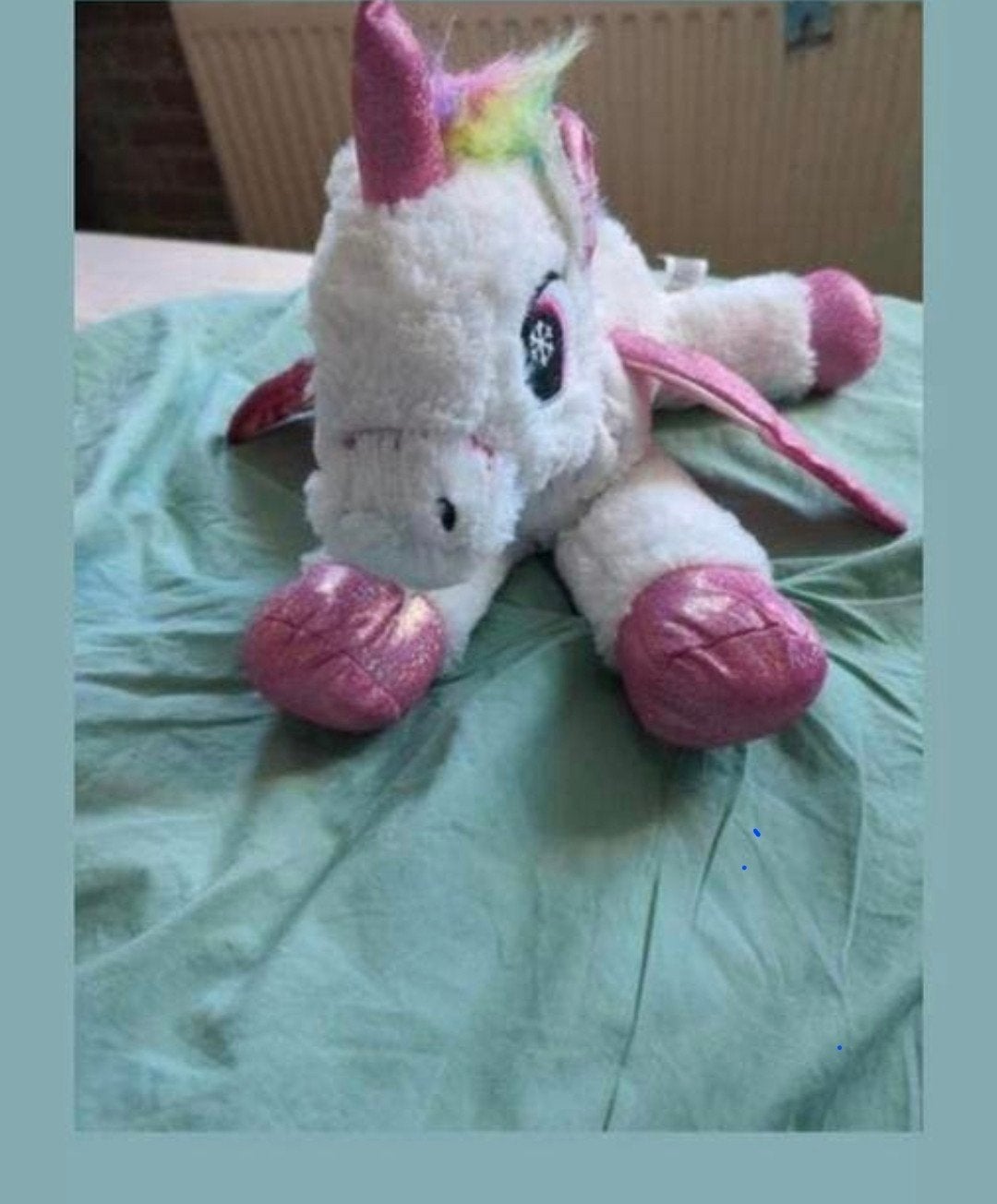 Eenhoorn knuffel Efteling zgan, Kinderen en Baby's, Speelgoed | Knuffels en Pluche, Zo goed als nieuw, Eenhoorn, Efteling, Wit