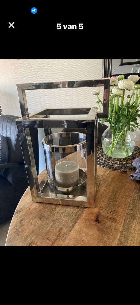 windlicht, Huis en Inrichting, Woonaccessoires | Stolpen, Ophalen of Verzenden, Zo goed als nieuw