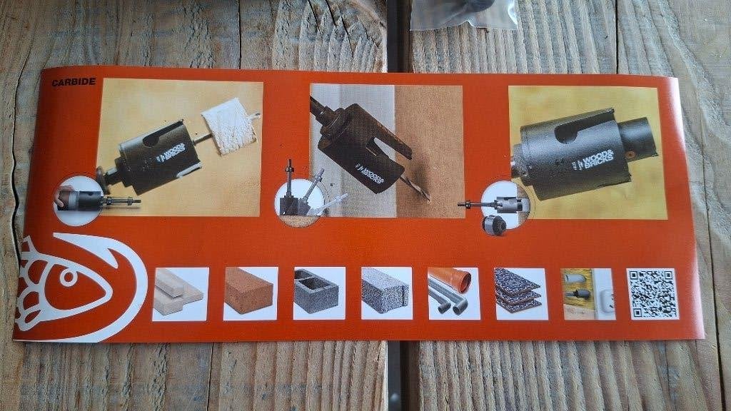 Bahco 3833 Promo 42 Gatenzaagset Superieur hout en steen, ,, Nieuw, Ophalen of Verzenden, ,
