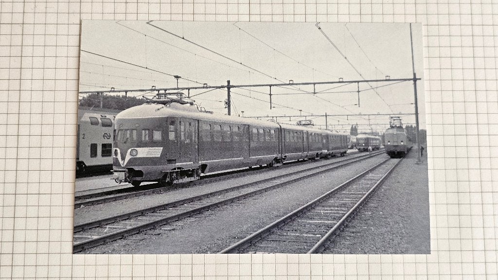 Foto TREIN NS Nederlandse Spoorwegen Muizeneus Mat 46, Verzamelen, Verzenden, Gebruikt, Trein, Overige typen