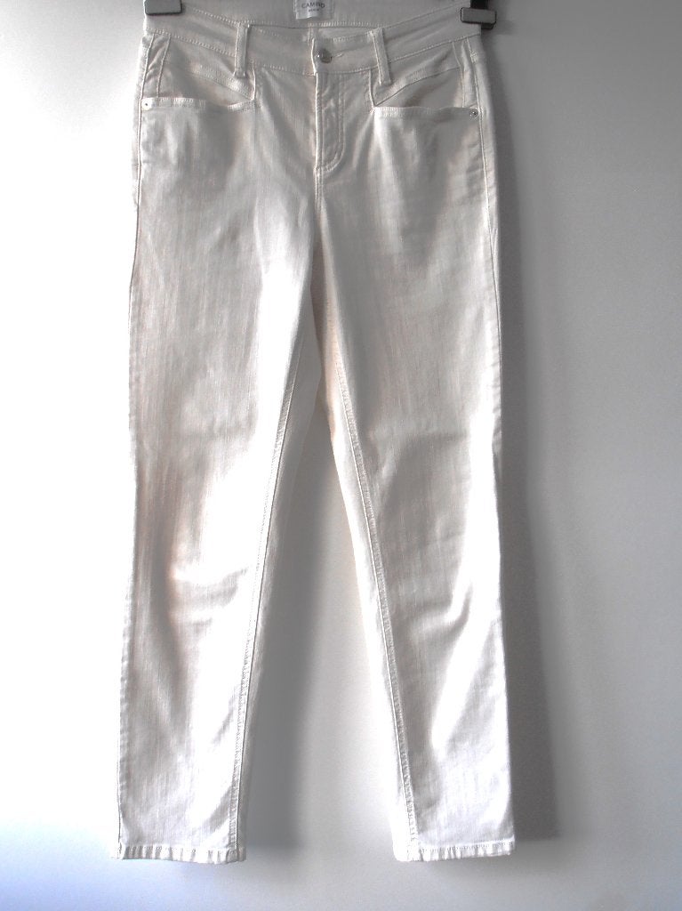 Cambio - prachtige witte zomer broek - 38, Kleding | Dames, Broeken en Pantalons, Maat 38/40 (M), Cambio, Verzenden, Wit