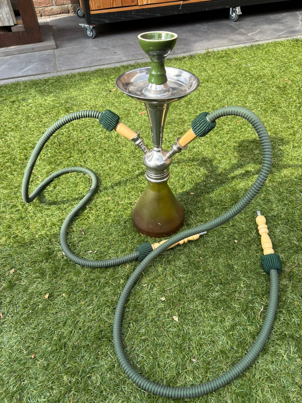 Waterpijp Aladin 2-slangs, Ophalen, Zo goed als nieuw, (Water)pijp