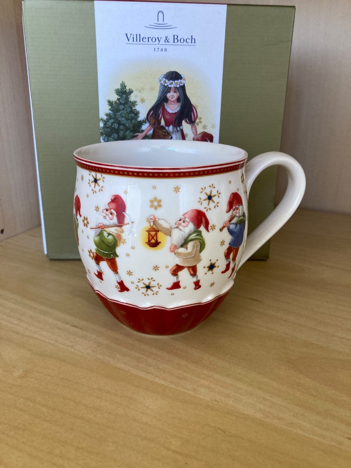 Villeroy & Boch Jaarlijkse Kersteditie 2015 Mok Sneeuwwitje, Ophalen of Verzenden