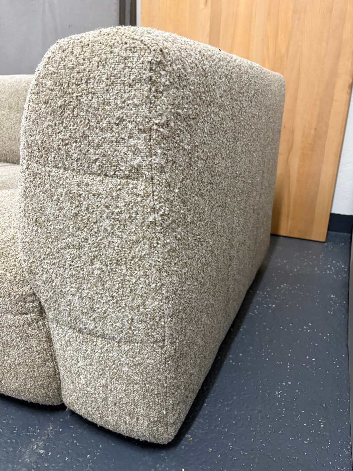 Taupe Belfast Design Hoekbank, Ophalen, 150 cm of meer, Vierpersoons of meer