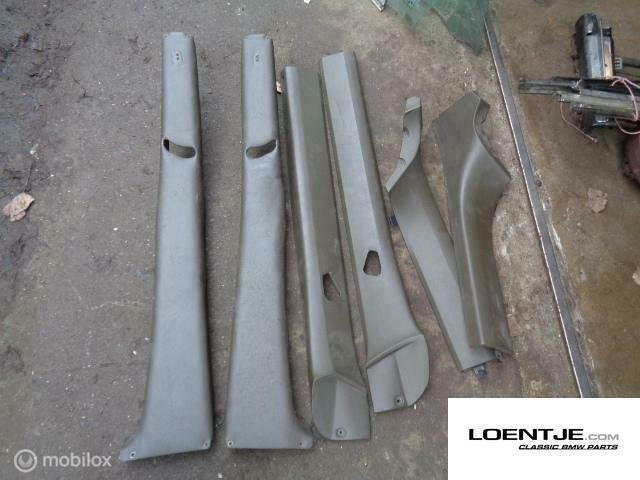 Afdekkap B-stijl en deurpanelen bmw e24 628 630 635 csi etc, Auto-onderdelen, Gebruikt, Ophalen of Verzenden, BMW, BMW