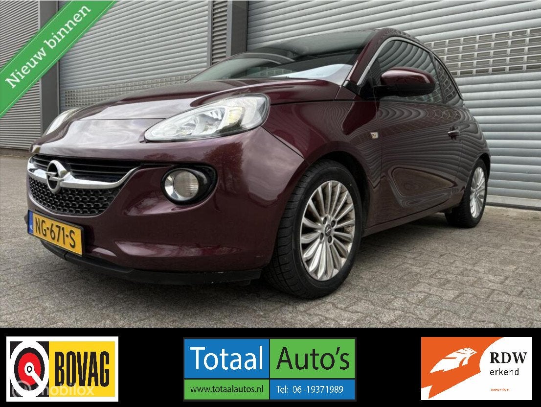 Opel ADAM 1.4 Unlimited*CRUISE*STUUR+STOELVERW*PANO, Auto's, Opel, ADAM, 4 cilinders, 4 stoelen, Bedrijf