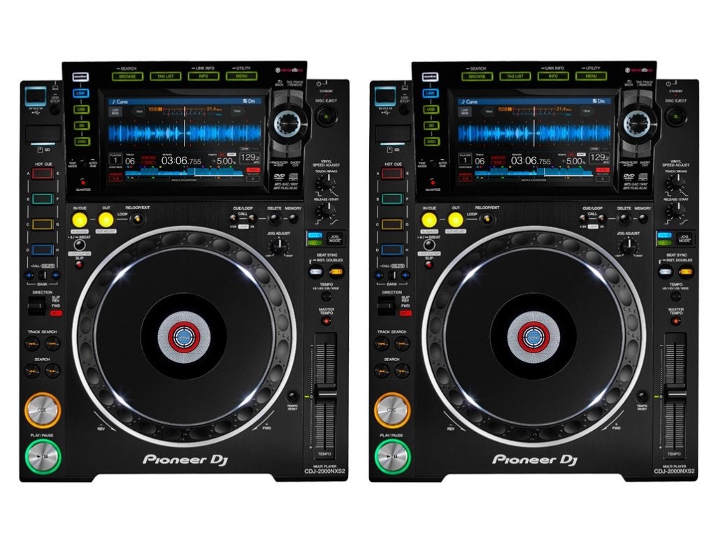 Set 2 stuks Pioneer DJ CDJ2000 NXS2 NXS2 CDJ2000NXS2, Ophalen, Zo goed als nieuw, Draaitafel, Pioneer