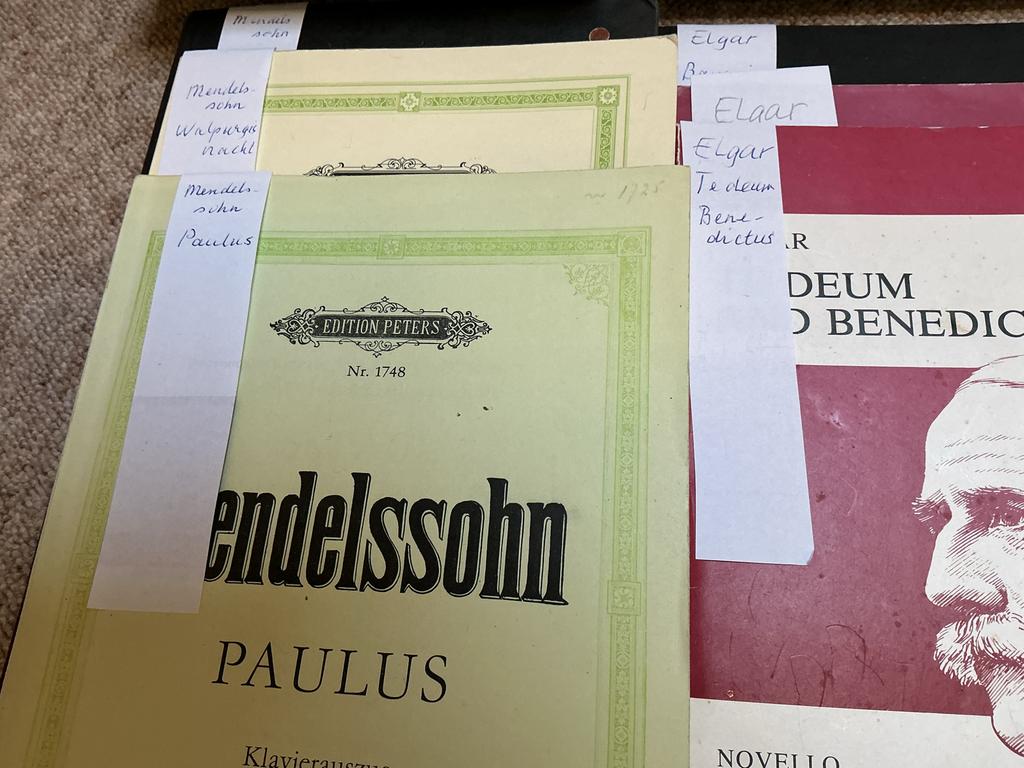 Klassieke bladmuziek:Bach, Mendelssohn, Elgar, Dvořák,Brahms, Muziek en Instrumenten, Bladmuziek, Gebruikt, Klassiek, Ophalen of Verzenden