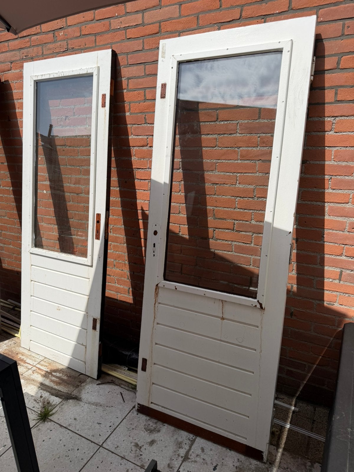 2x hardhouten deur incl slot. Mag per deur, Doe-het-zelf en Verbouw, Deuren en Horren, Ophalen, Gebruikt, Minder dan 80 cm, Minder dan 200 cm