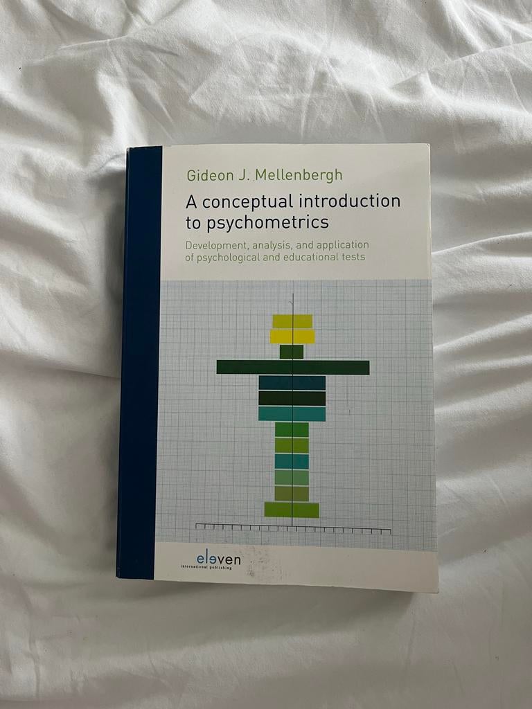 A conceptual introduction to psychometrics, Boeken, Ophalen of Verzenden, Gelezen