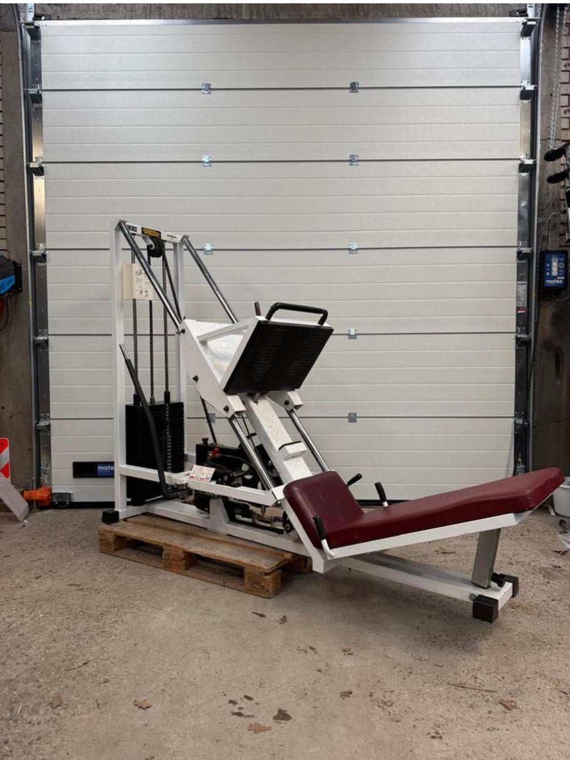 Technogym 45 degree legpress 260 kg stack / Beinpresse, Ophalen, Benen, Gebruikt, -