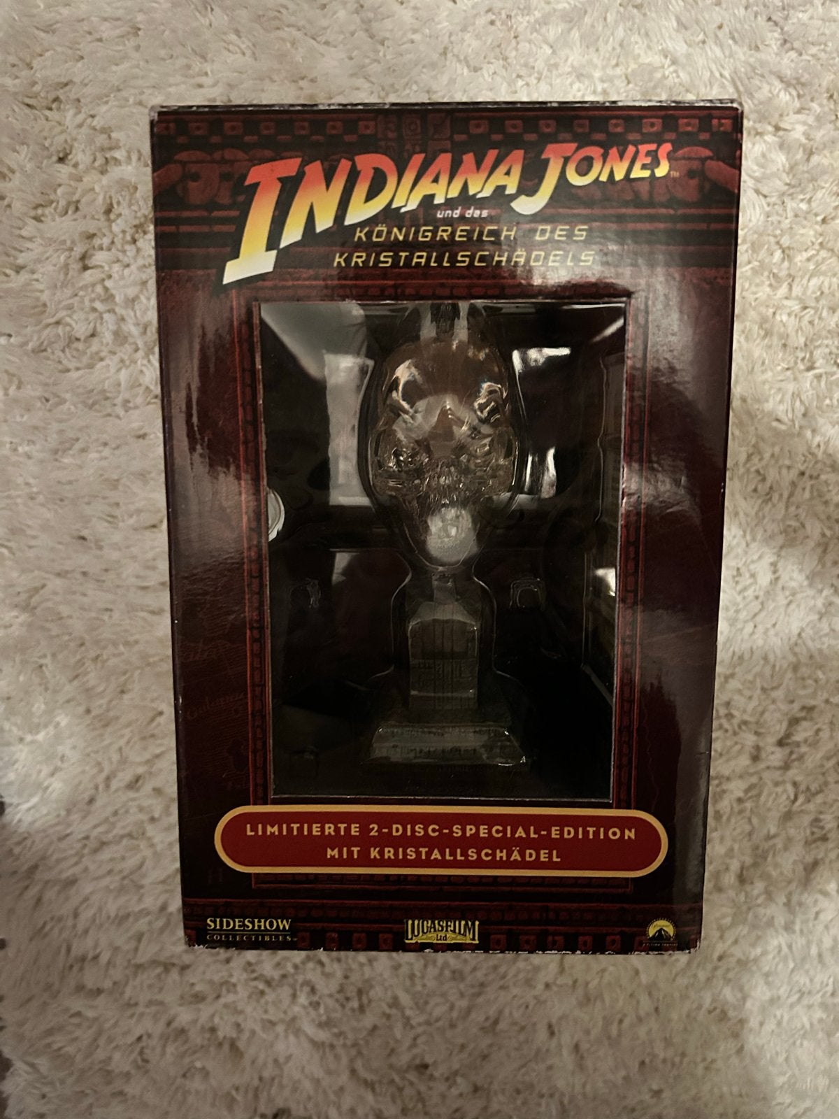 Indiana jones kristallschädel sculptuur (special edition), Ophalen of Verzenden, Zo goed als nieuw