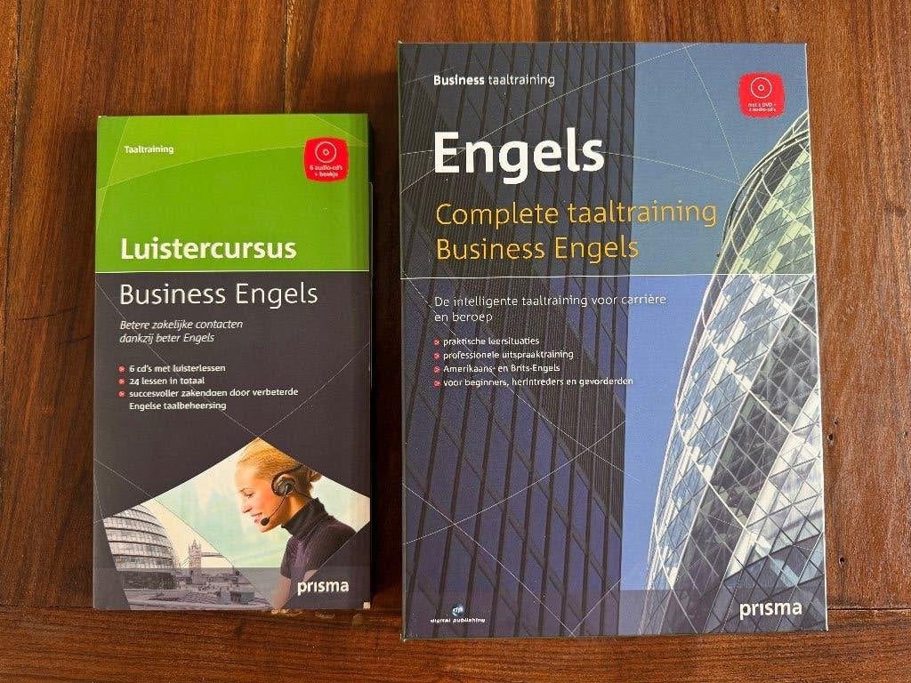 Complete taaltraining Business Engels op cd met boek, Boeken, Ophalen, Alpha, Zo goed als nieuw, Niet van toepassing