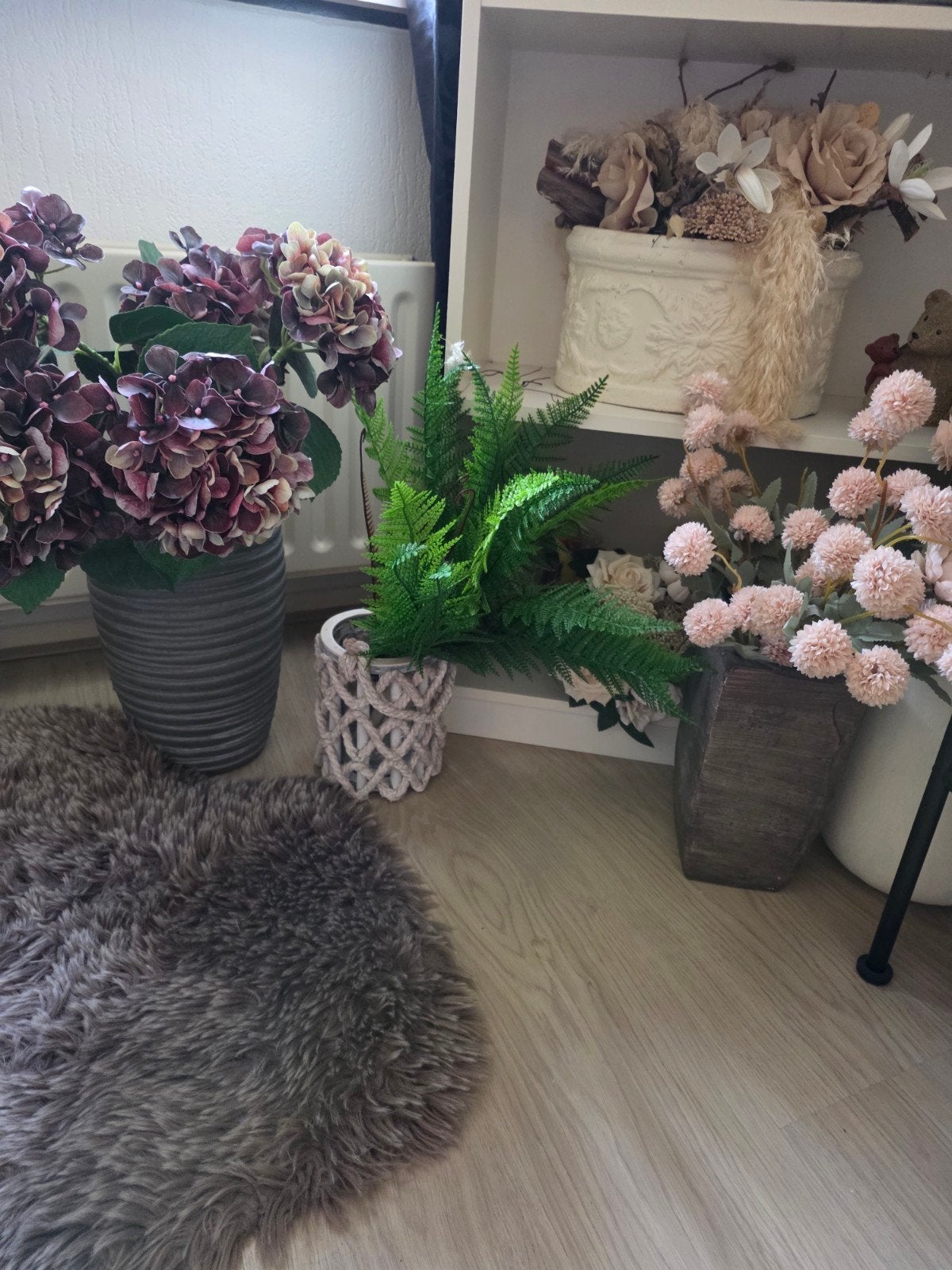 Diverse decoratie en kunstbloemen, Ophalen, Meerkleurig, Textiel, Landelijk