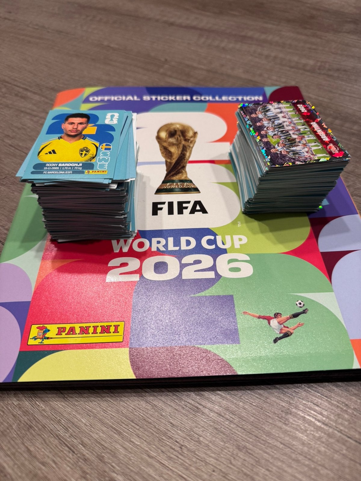 WK 2026 Panini Stickers, Verzenden, Zo goed als nieuw, Meerdere stickers