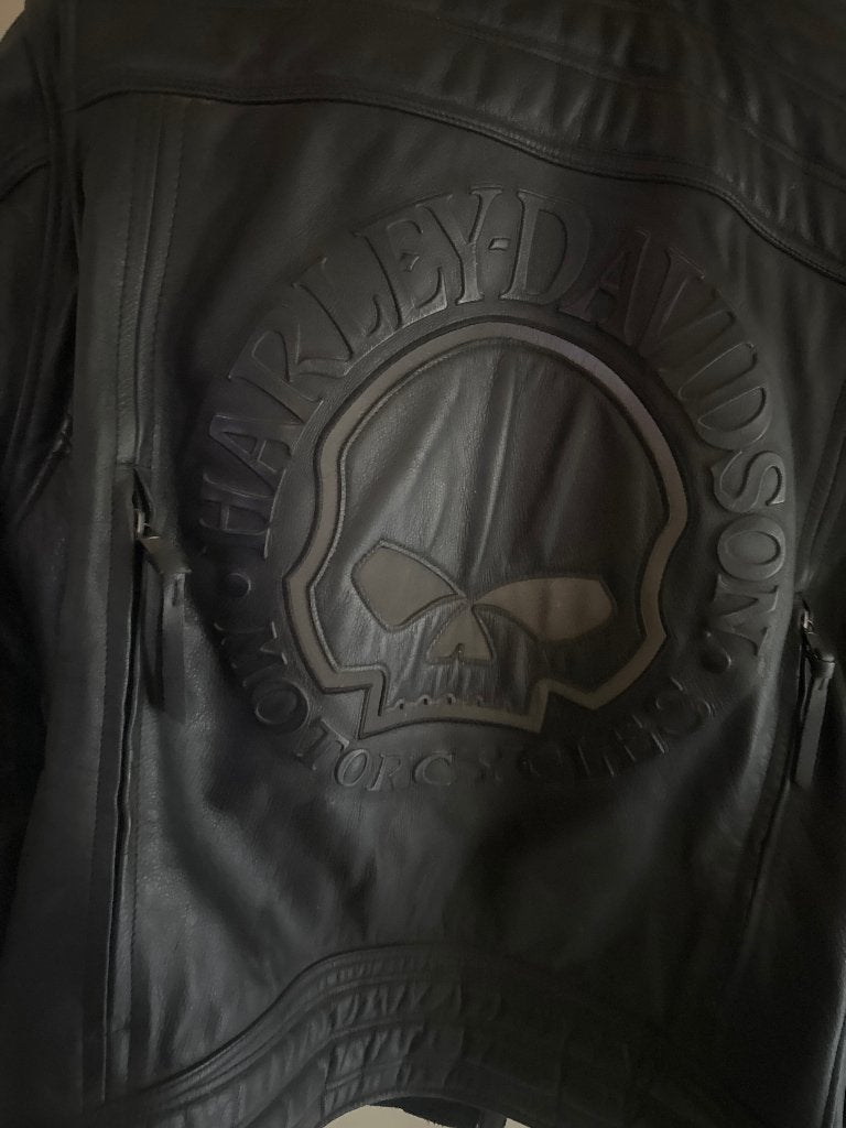 Leren harley davidson jas, Motoren, Ophalen, Harley-Davidson, Heren, Jas | leer