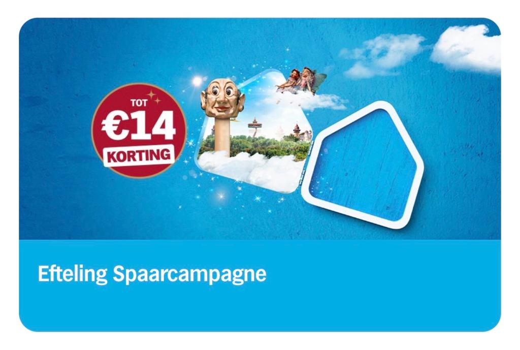 Efteling korting kaartjes via AH app, Tickets en Kaartjes, Drie personen of meer, Kortingskaart