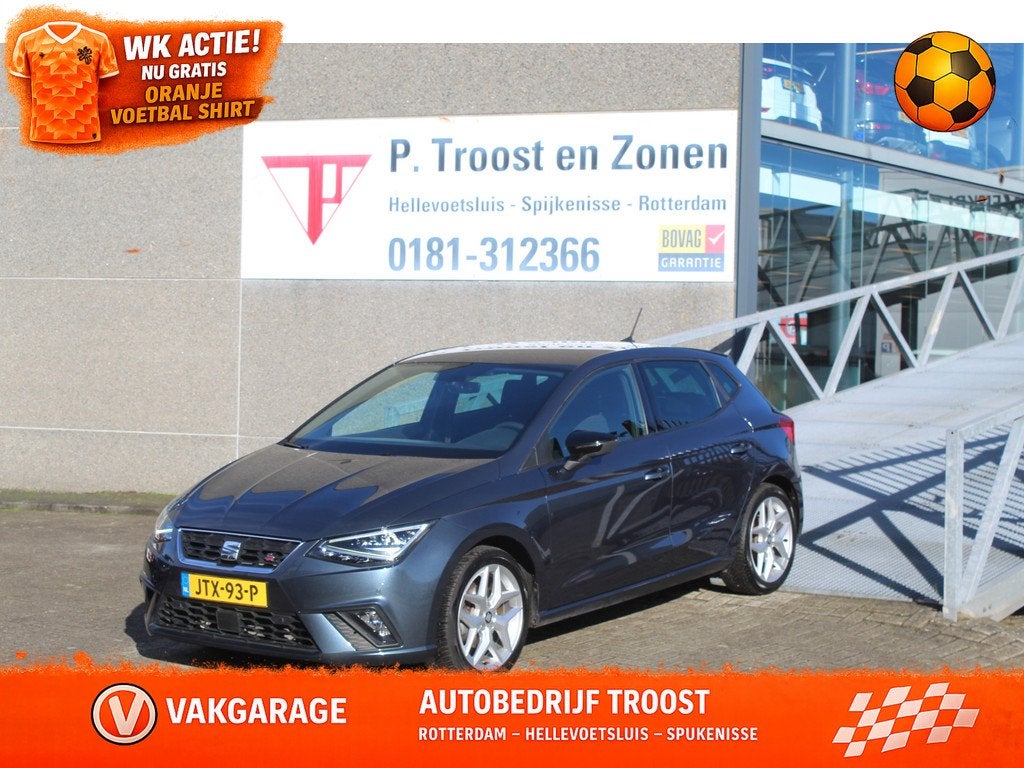 SEAT Ibiza 1.0 TSI FR Apple carplay/Stoelverwarming/Climate, Auto's, Seat, 12 maanden, Stof, Gebruikt, Ibiza