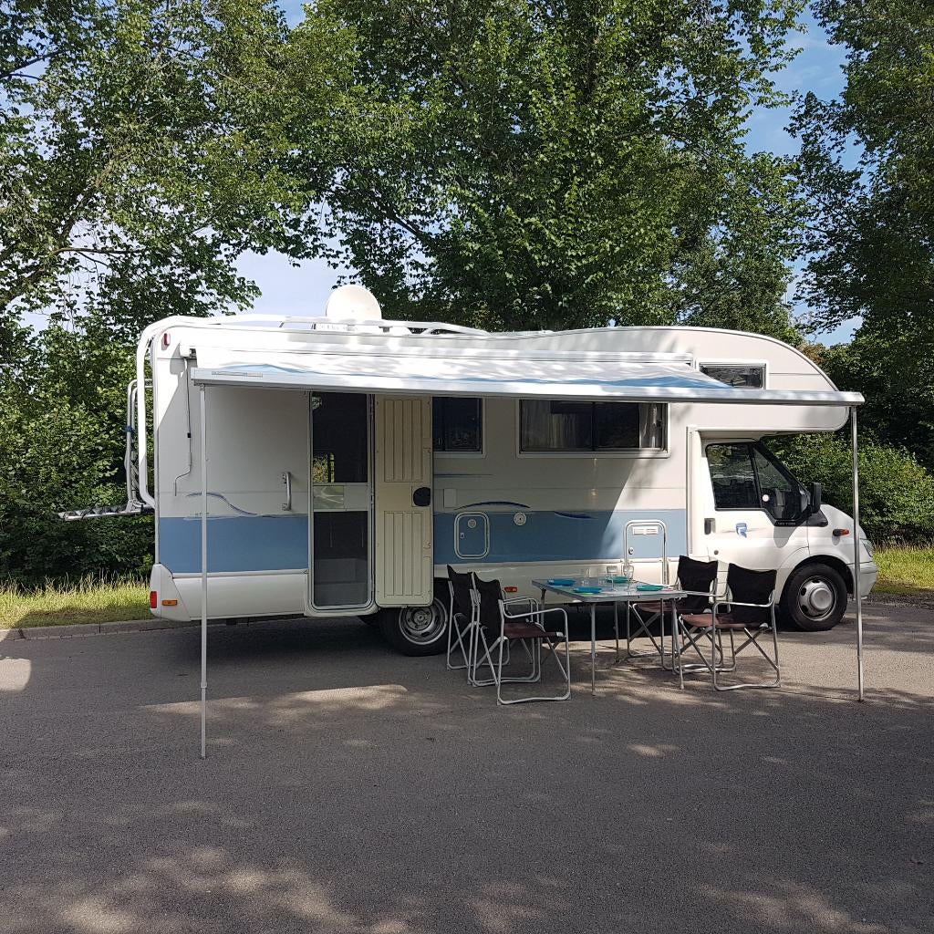 Ford Rimor Superbrig 2003, Caravans en Kamperen, Campers, Alkoof, Ringverwarming, Ford, Achteruitrijcamera