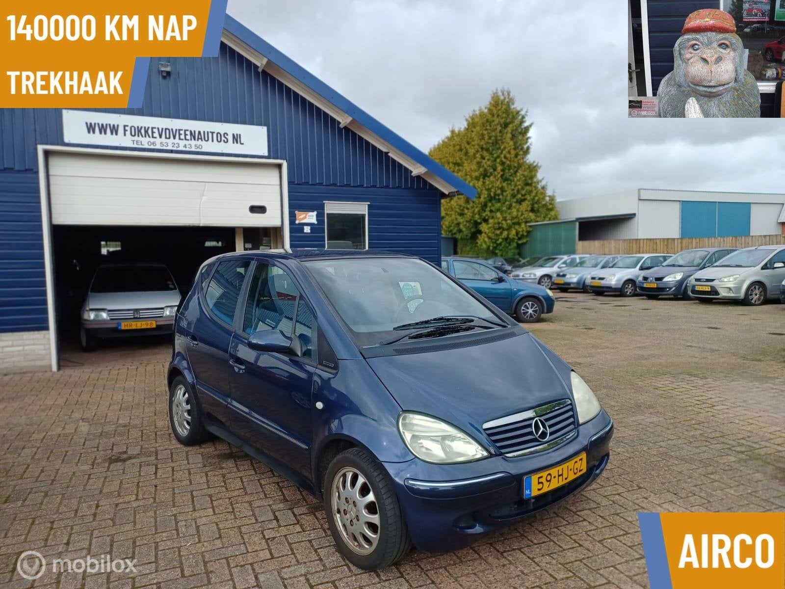 Mercedes A-klasse 160 Avantgarde Garantie, alle inruil mogel, Voorwielaandrijving, Gebruikt, 4 cilinders, 120 €/maand