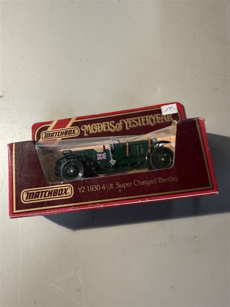 Matchbox models of yesteryear super charged bentley, Ophalen of Verzenden, Zo goed als nieuw, Auto