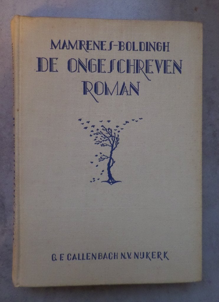 M.A.M. Renes-Boldingh - De ongeschreven roman, Boeken, Ophalen of Verzenden, Gelezen, M.A.M. Renes-Boldingh