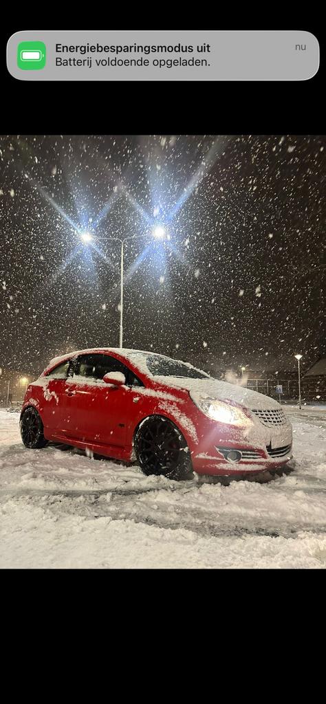 Opel Corsa 2008 Rood, Auto's, Opel, Particulier, Corsa, ABS, Achteruitrijcamera, Airbags, Airconditioning, Apple Carplay, Bluetooth