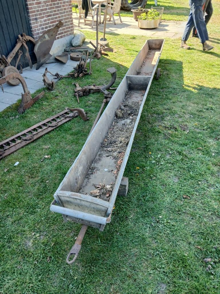 Robuuste houten voertrog / schapenbak plantenbak, Ophalen of Verzenden
