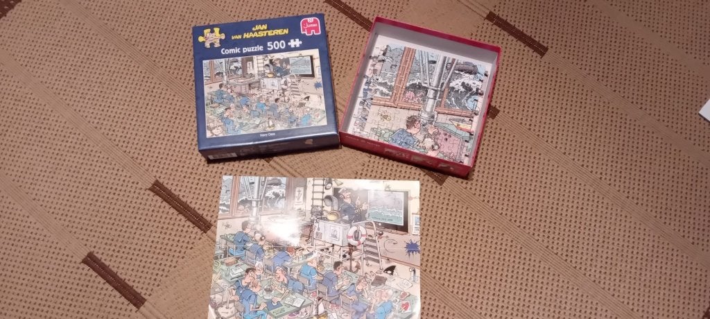 Jan van Haasteren puzzel 500 stk., Ophalen of Verzenden, 500 t/m 1500 stukjes, Zo goed als nieuw, Legpuzzel