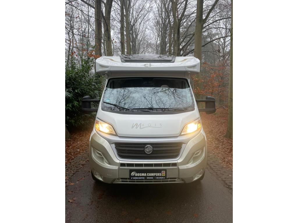 CI Magis 66 XT Queensbed 46000 km 2020, Caravans en Kamperen, Campers, Overige merken, Ringverwarming, Fiat, Airbags