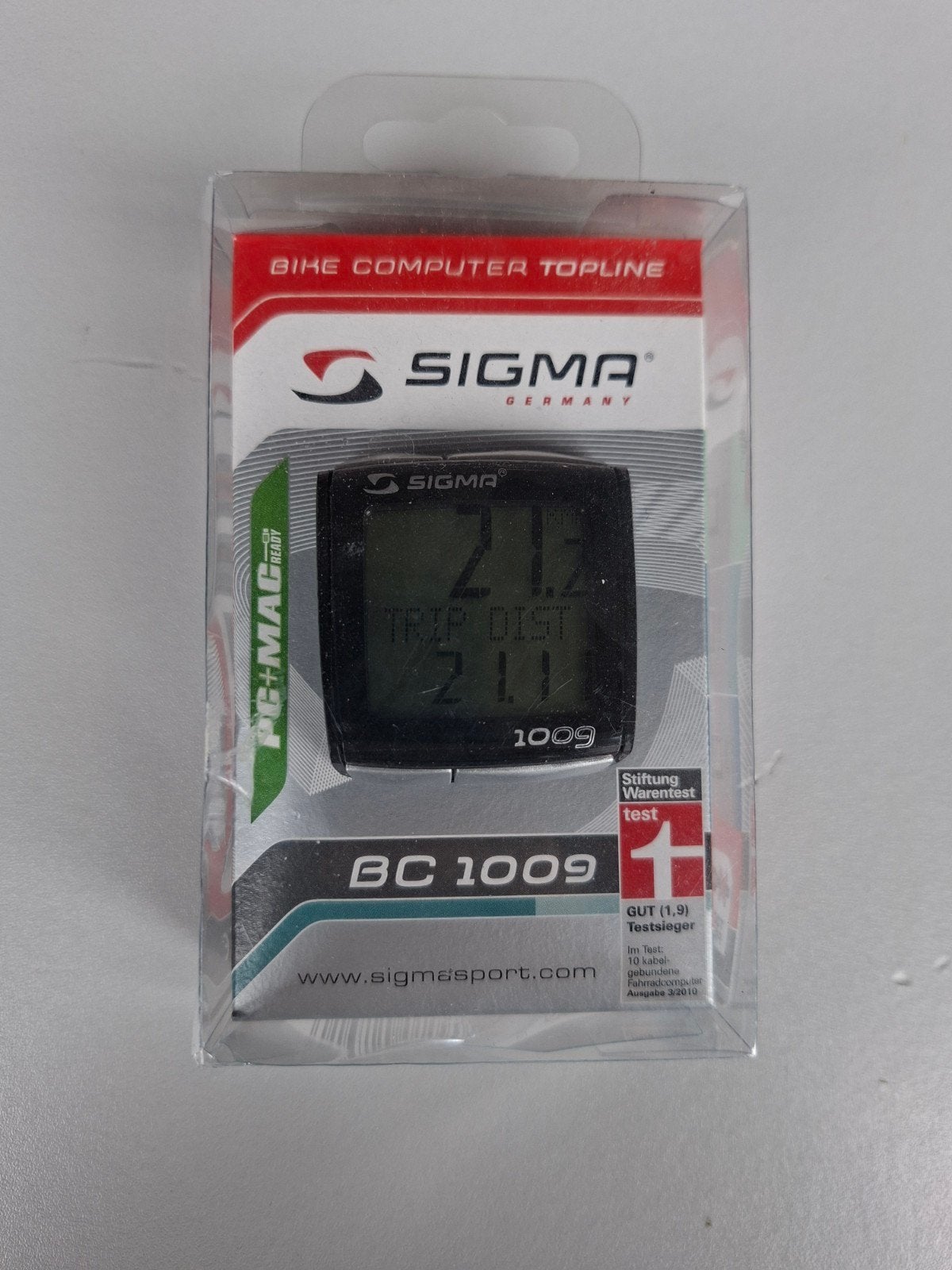 Sigma BC 1009 Fietscomputer - Nieuw in verpakking, Ophalen of Verzenden, Snelheidssensor, Nieuw