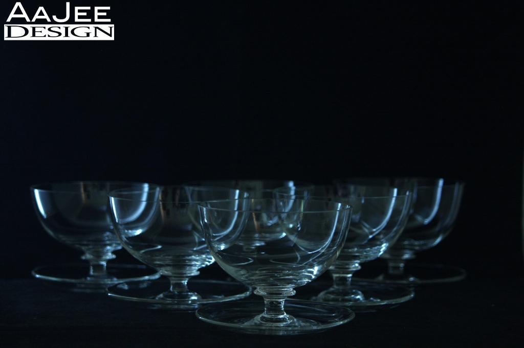 6 Nuutajarvi - Grapefruit glas - 1952 - Saara Hopea, Antiek en Kunst, Antiek | Glas en Kristal, Ophalen of Verzenden