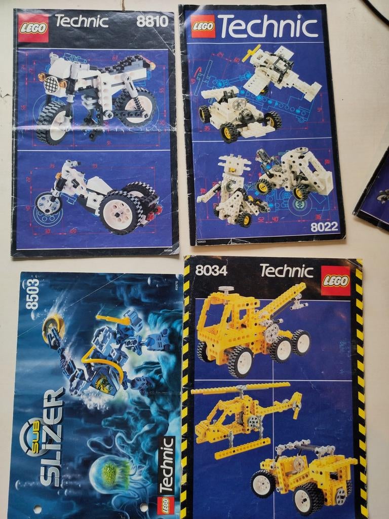 LEGO Technic Bouwinstructies - Diverse Sets (Jaren '90), Ophalen of Verzenden, Gebruikt, Overige merken