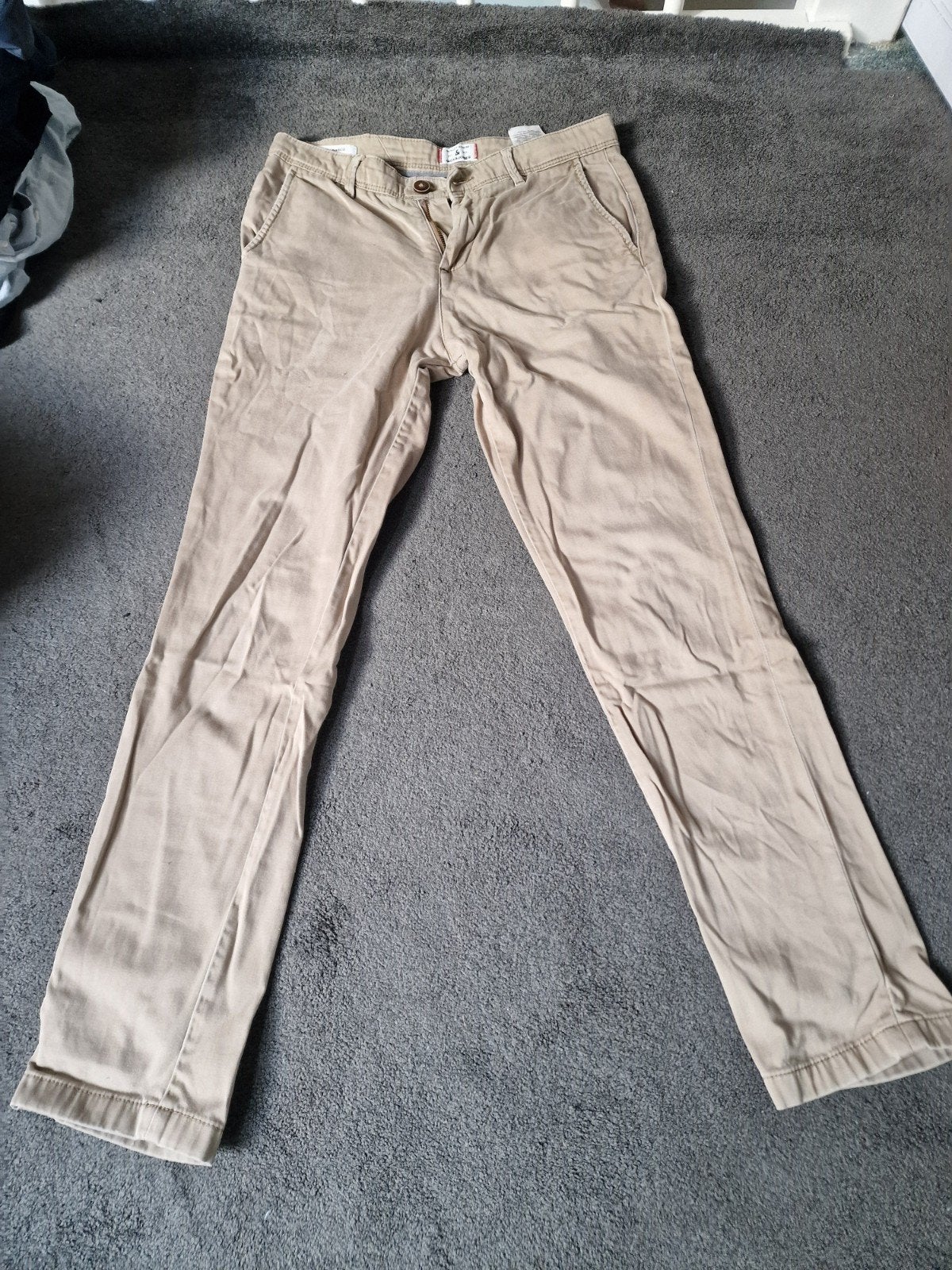 Nette beige chino broek - comfortabel en stijlvol, Kleding | Heren, Broeken en Pantalons, Onbekend, Beige, Overige maten, Ophalen of Verzenden