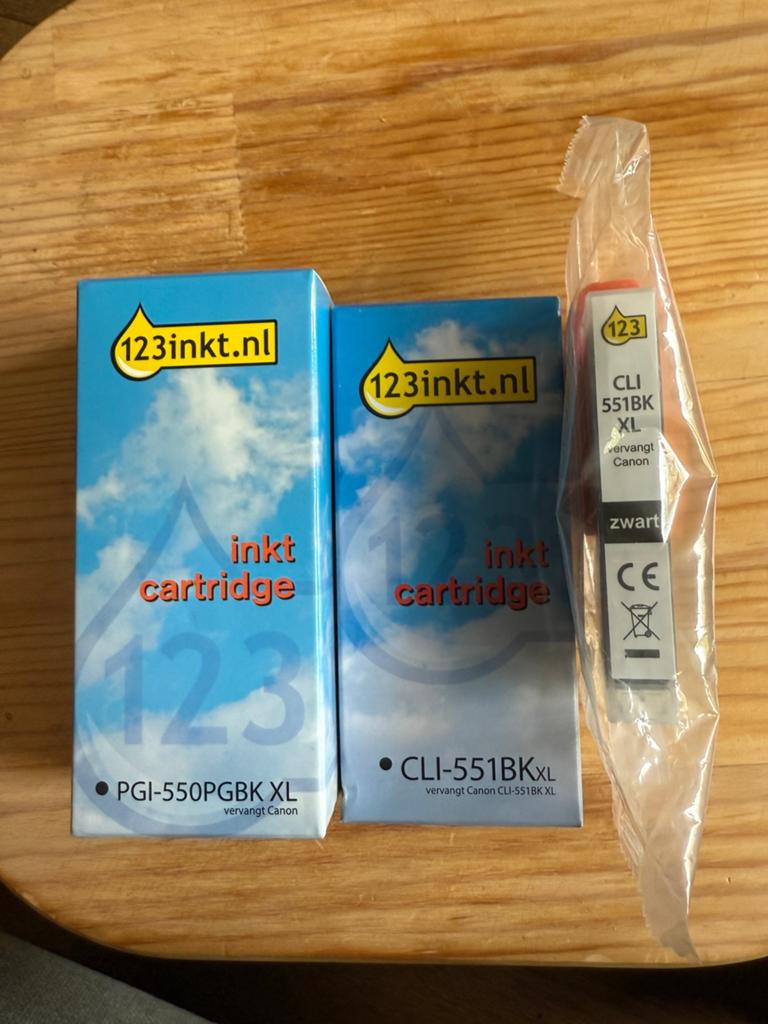 Inkt cartridges zwart, canon compatible, Ophalen of Verzenden, Nieuw