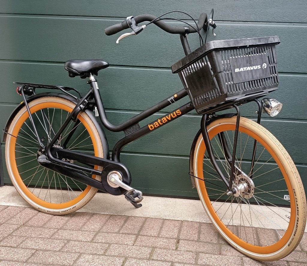 Batavus quip Transportfiets dames, nieuwstaat!, Fietsen en Brommers, Ophalen, 53 tot 56 cm, Versnellingen, Batavus
