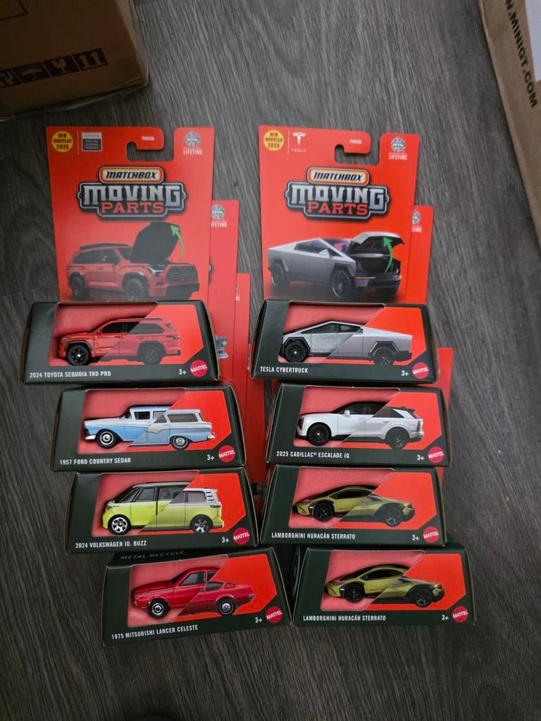 Matchbox Moving Parts: Diverse Collectie Auto's, Nieuw, Ophalen of Verzenden, Mattel, Service@mattel.com