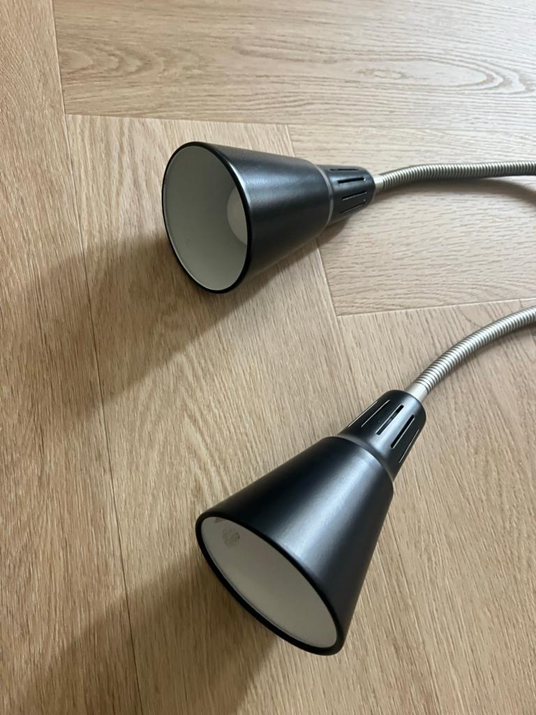IKEA Klemlampen Zwart - Set van 2, Ophalen of Verzenden, Gebruikt