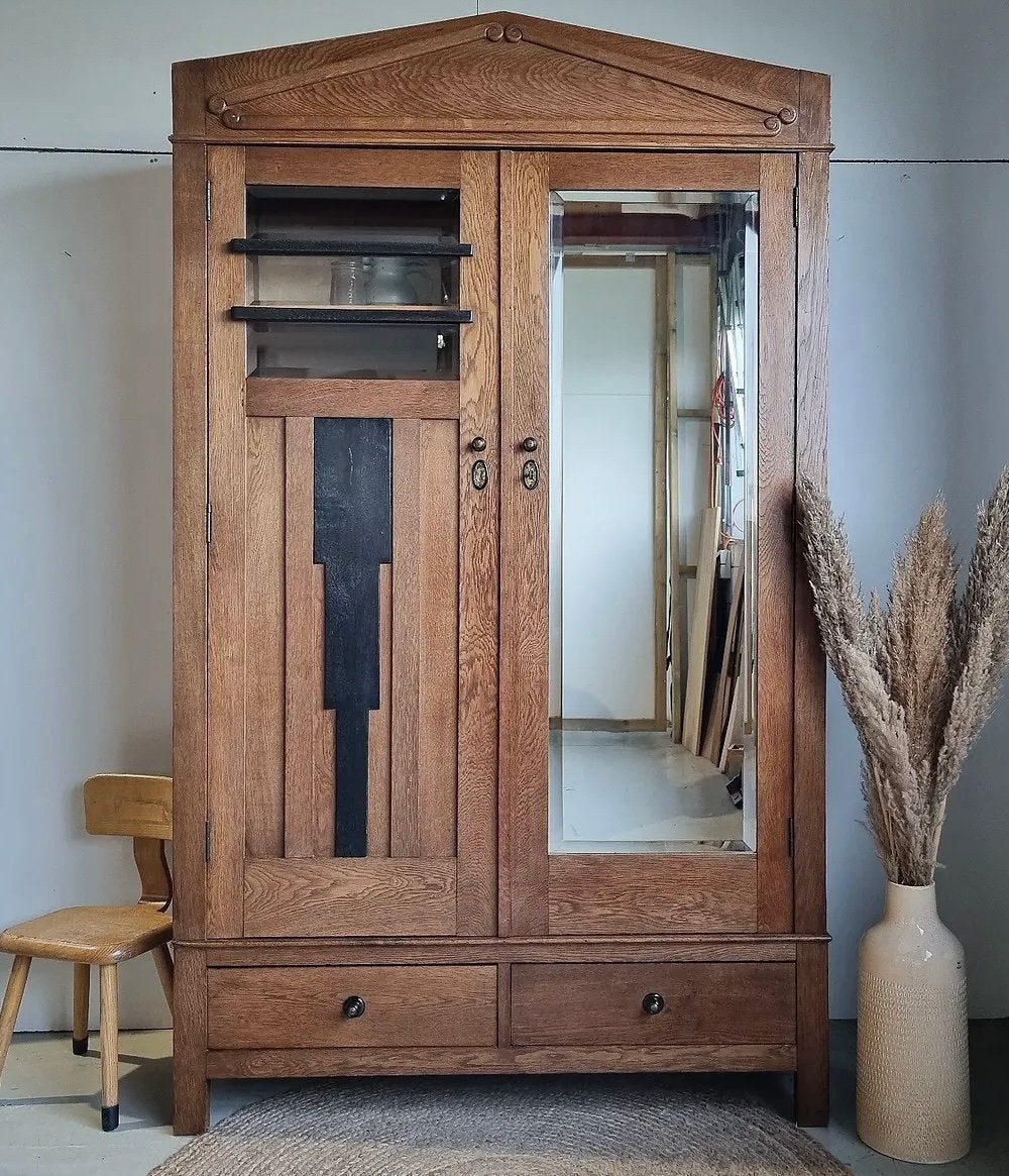 Jaren 30 kast, Antiek en Kunst, Antiek | Meubels | Kasten, Ophalen
