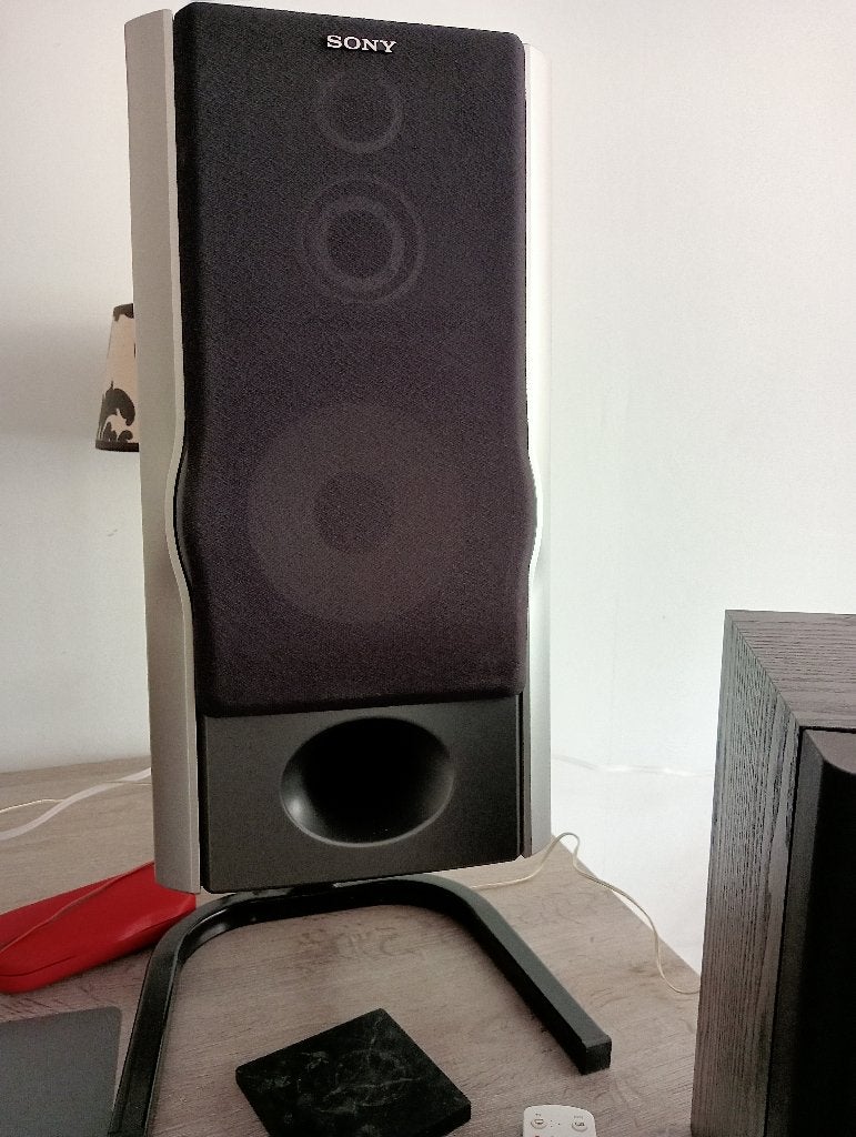 Sony speakers op statief, Ophalen, Gebruikt, Minder dan 60 watt, Sony