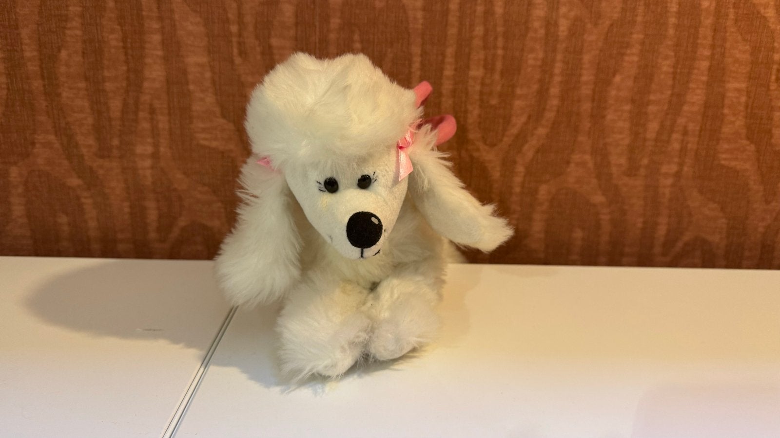 Leuke Knuffel Hondje Tas - Witte Poedel, Overige merken, Overige karakters, Zo goed als nieuw, Middelgroot (20 tot 80 cm)