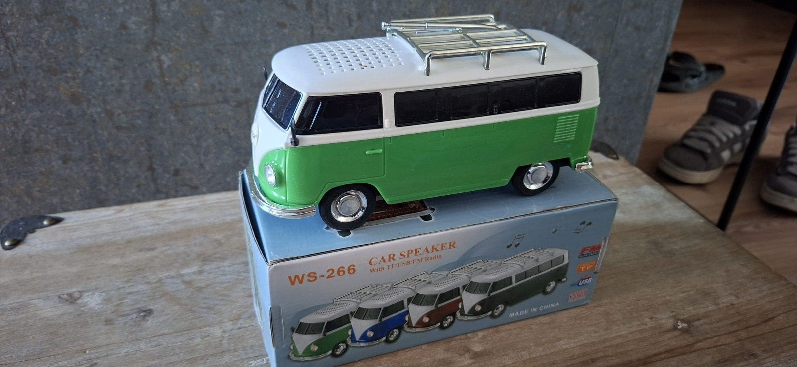 VW Busje Bluetooth Speaker - Groen/Wit, Ophalen, Nieuw