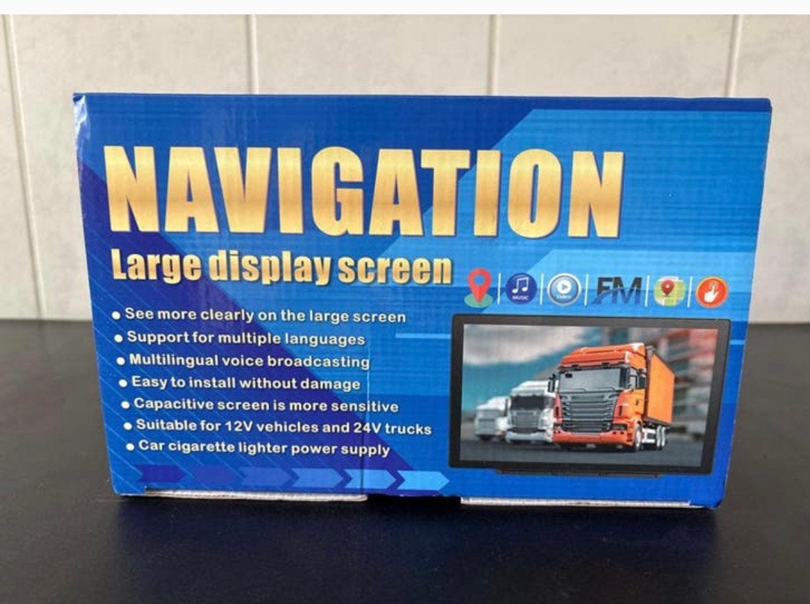 Navigatiesysteem met groot display voor caravan/camper, Auto diversen, Autonavigatie, Ophalen of Verzenden, Nieuw