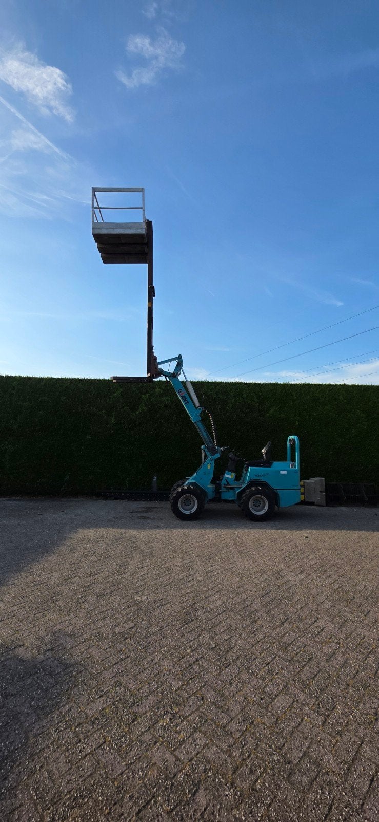 Hefmast met werkbak, Ophalen, Wiellader of Shovel
