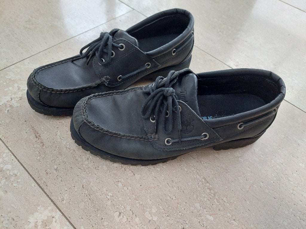 Timberland leren schoenen maat 44, Verzenden, Zo goed als nieuw, Zwart, Boots
