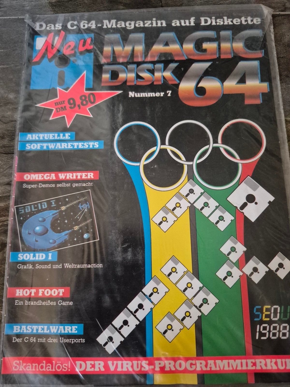 New Magic Disk 64 Nummer 7 C64 Magazine op Diskette, Gebruikt, Overige genres, 1 speler, Ophalen of Verzenden