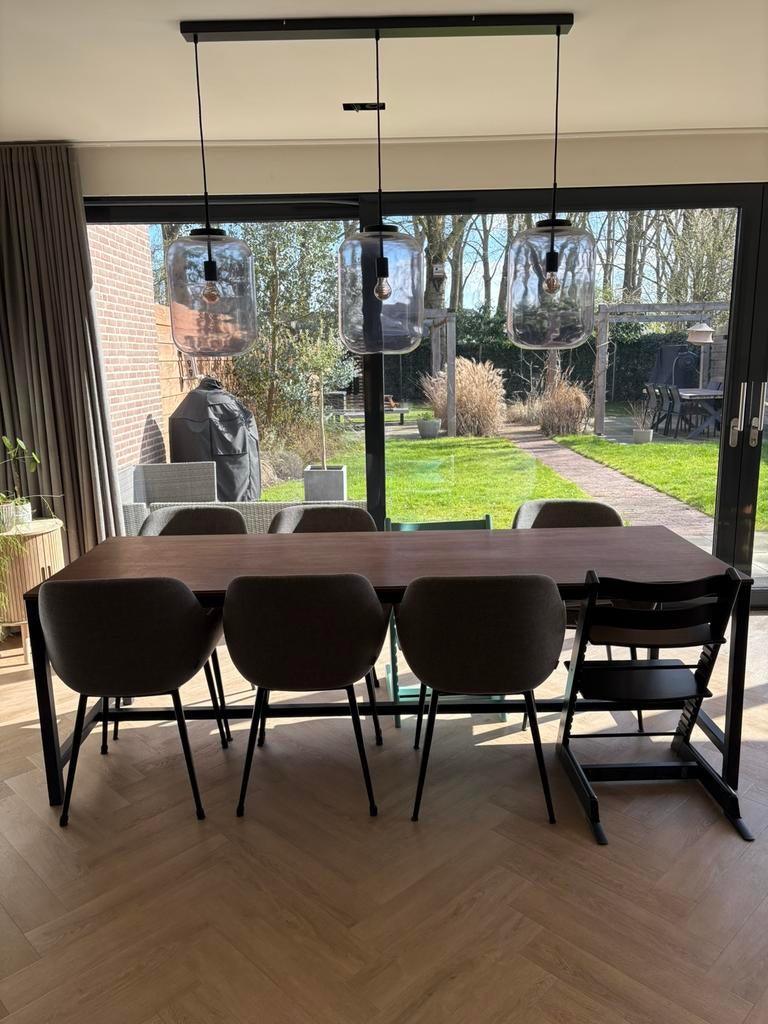 Grote eettafel, 200 cm of meer, Zo goed als nieuw, Rechthoekig, 50 tot 100 cm